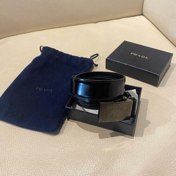 Black prada belt with all original autnentications - Picture 14 of 14